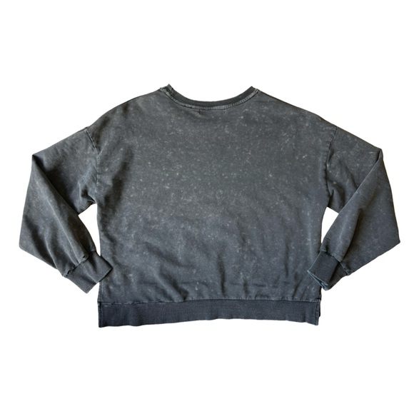 Sunday Stevens Gray Stars & Lightning Bolt Crewneck Sweatshirt - Small - Picture 3 of 12